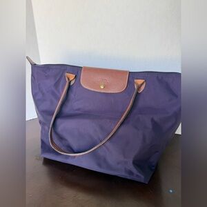Longchamp Le Pliage Bilberry Large Tote Bag